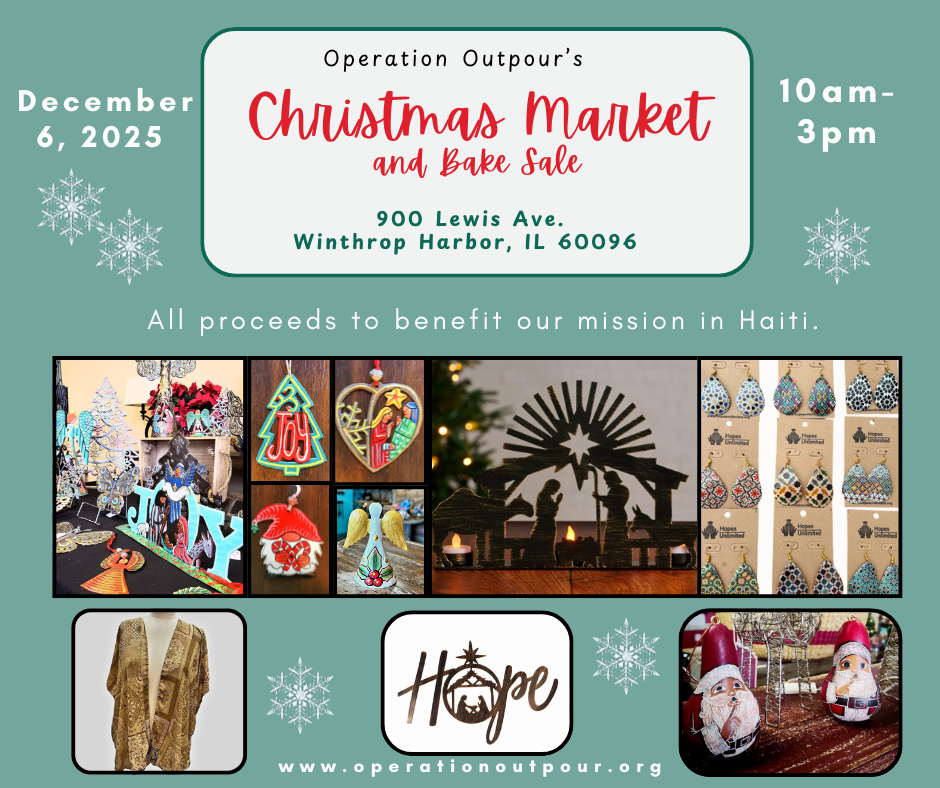 Operation Outpour's Christmas Market and Bake Sale in Winthrop Harbor